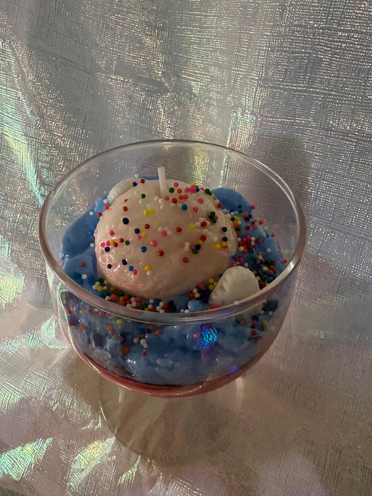 Pineapp'e Scented 4th Of July Dessert Candle