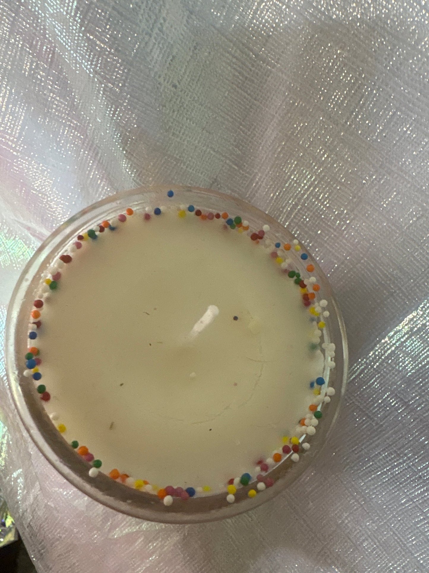 Birthday cake scented candle - Glowing Dessert Candles