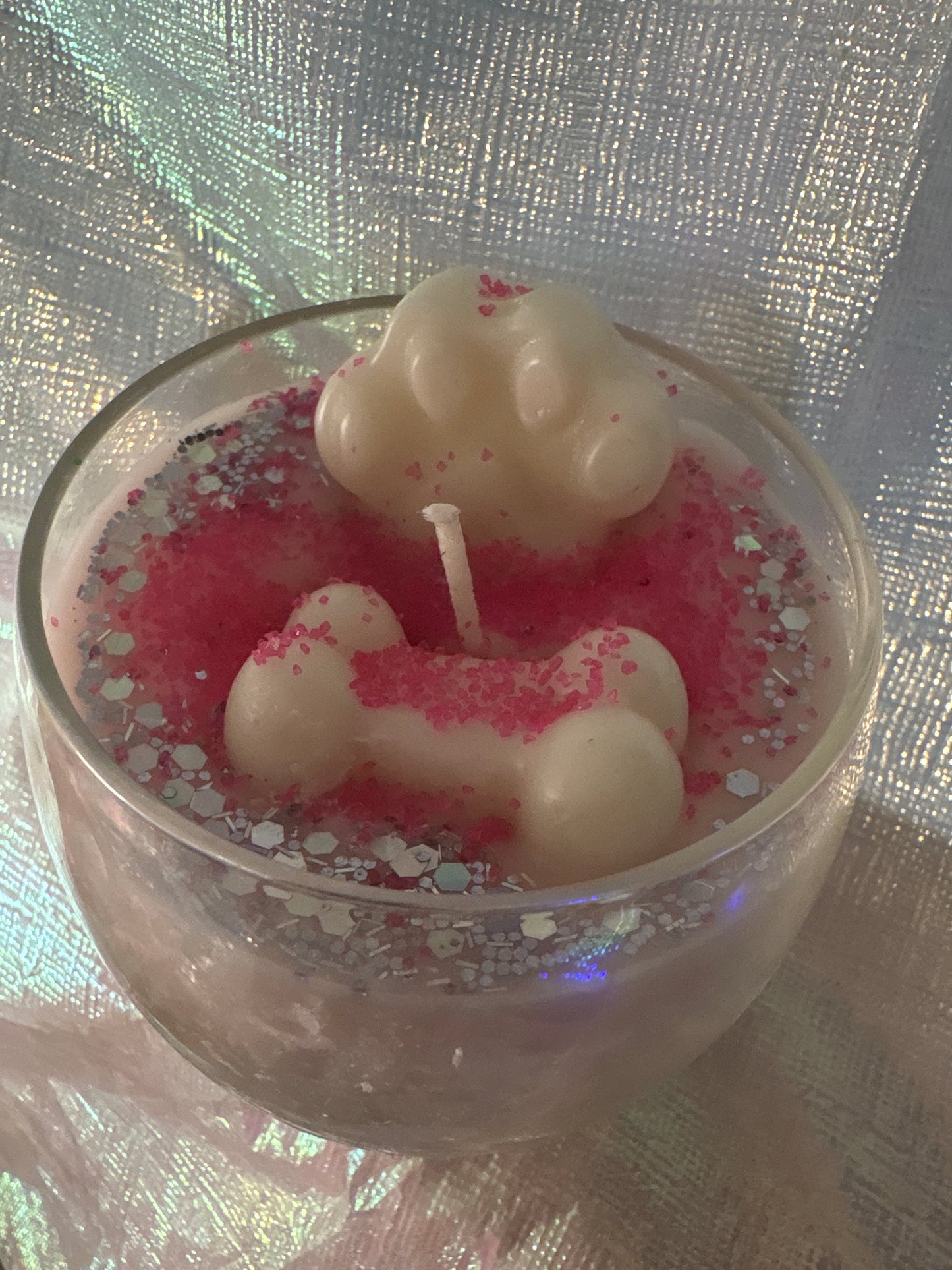 Grapefruit Scented Pink Paw Candle