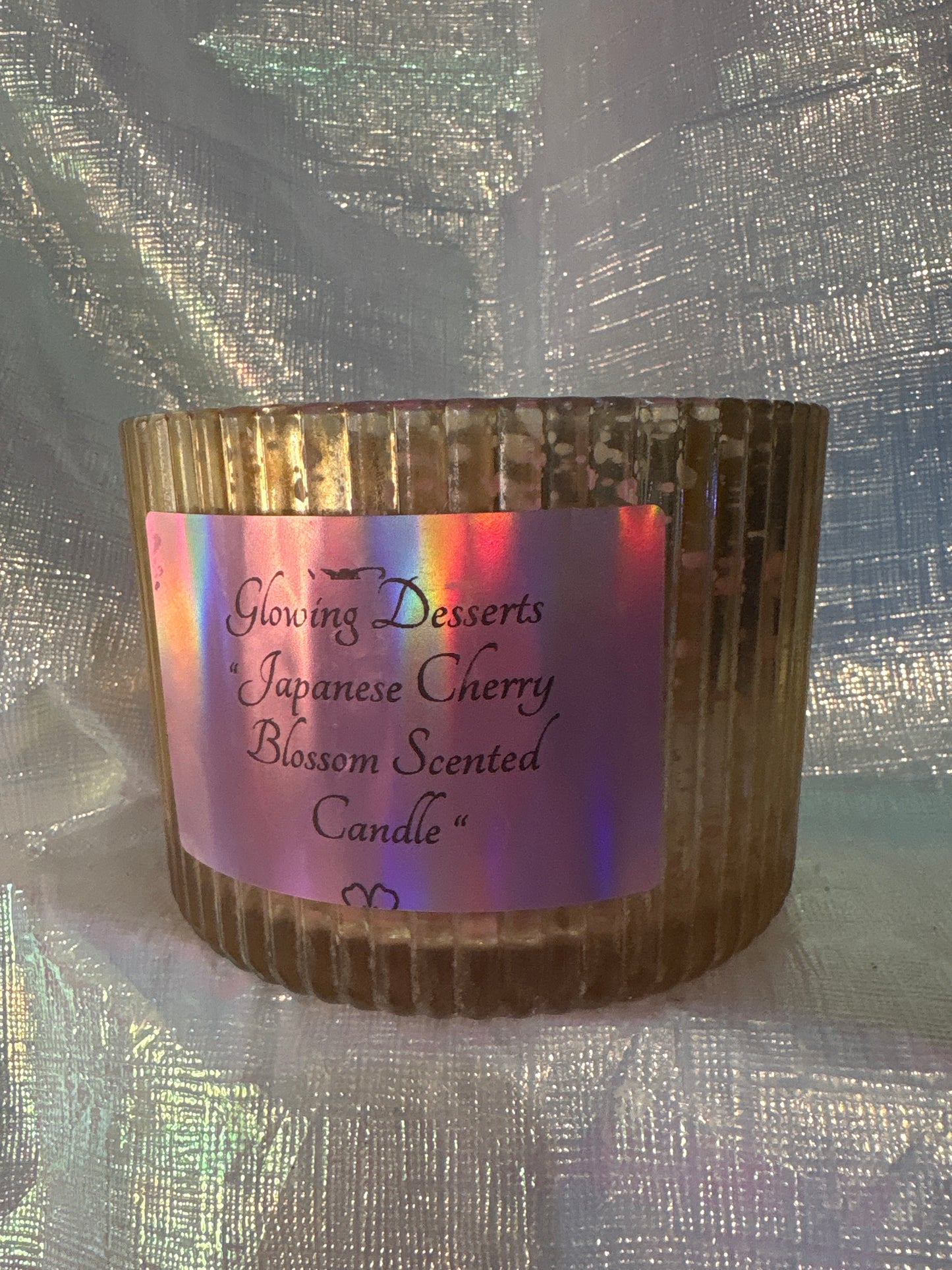 Japanese cherry blossom scented candle three wick