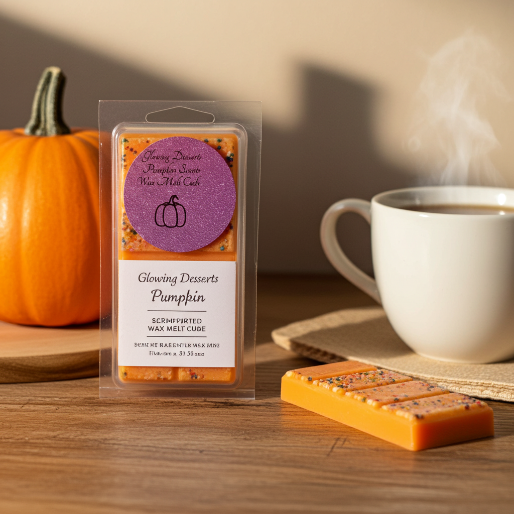 Pumpkin scented snap bar wax melts