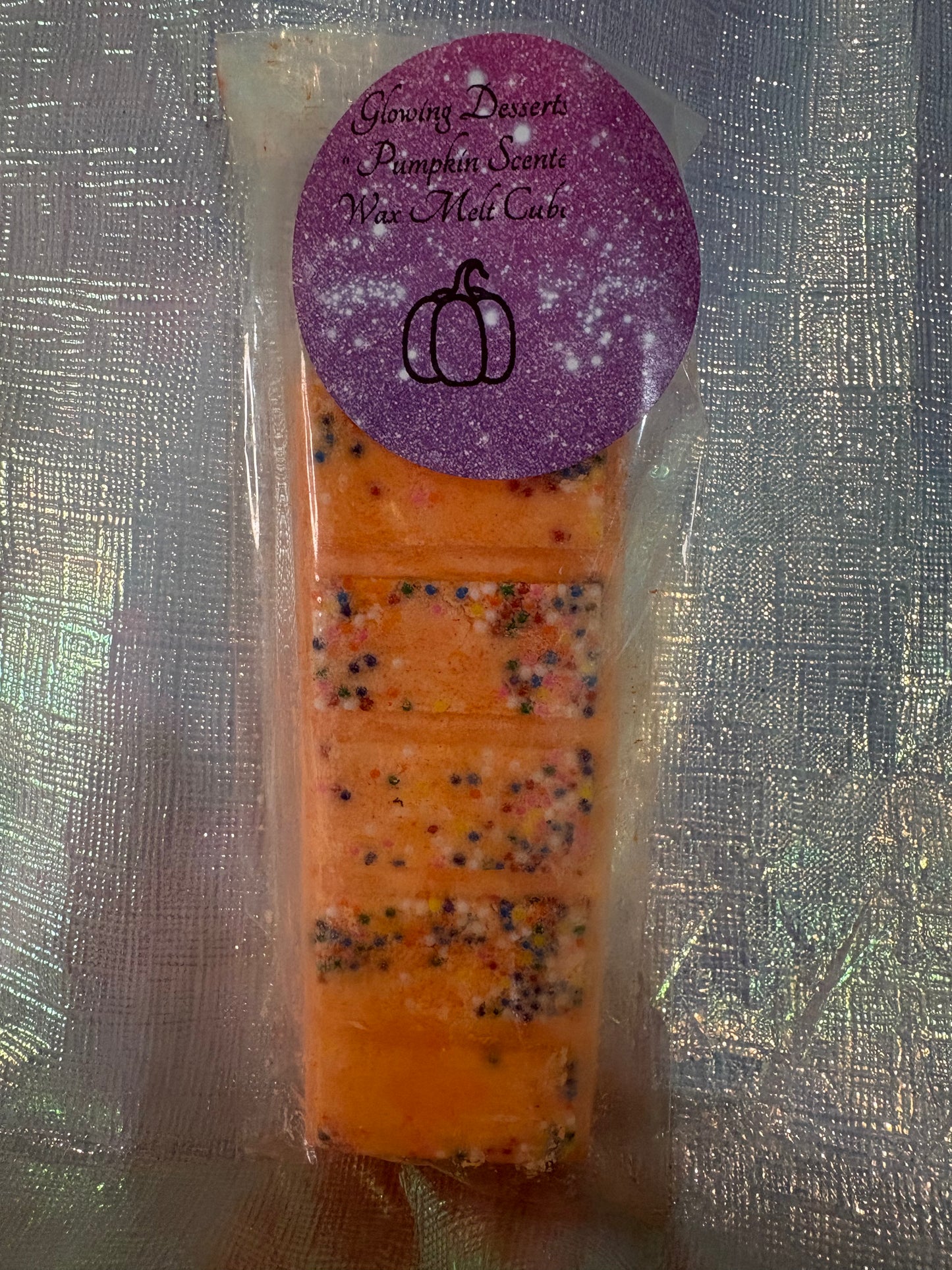 Pumpkin scented snap bar wax melts