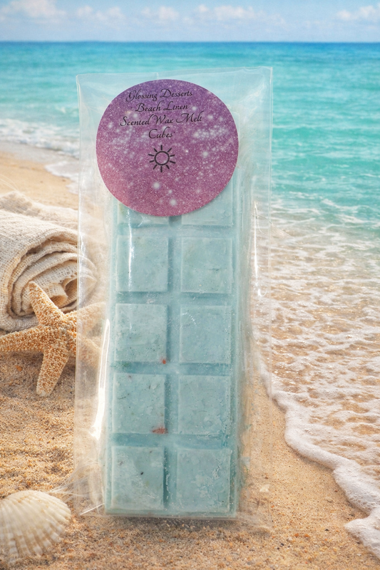 Beach linen scented wax melt cubes