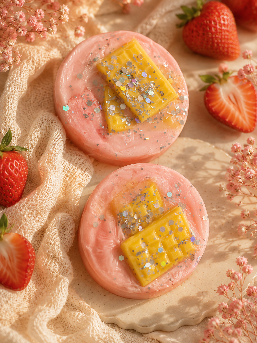Shea, butter and coconut soaps