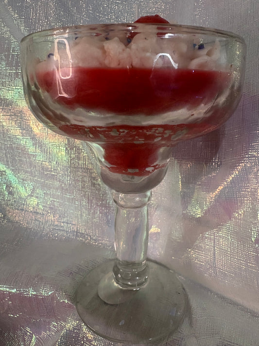 Chocolate and strawberry, dessert, candle, and margarita glass