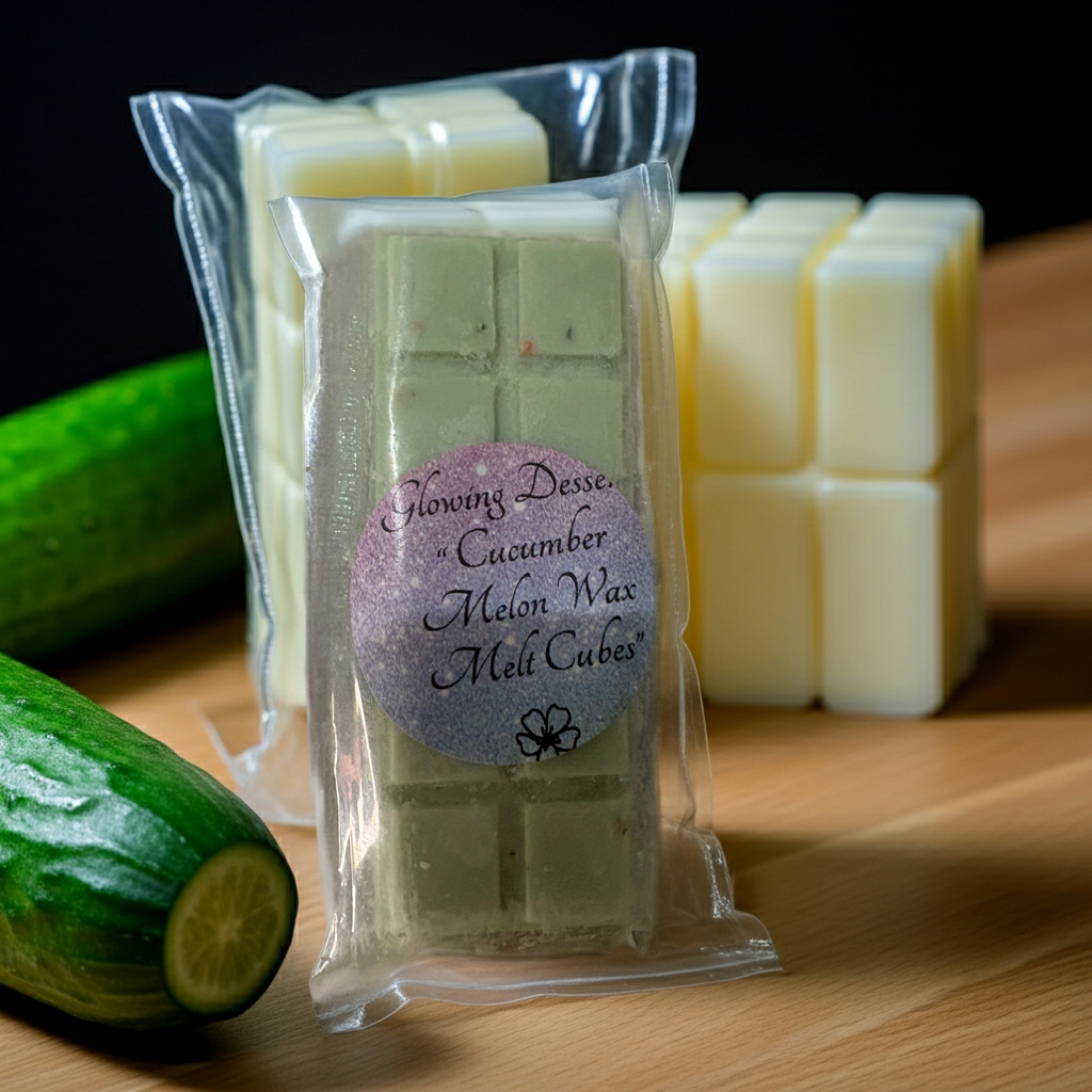 Cucumber Melon Wax Melt cubes