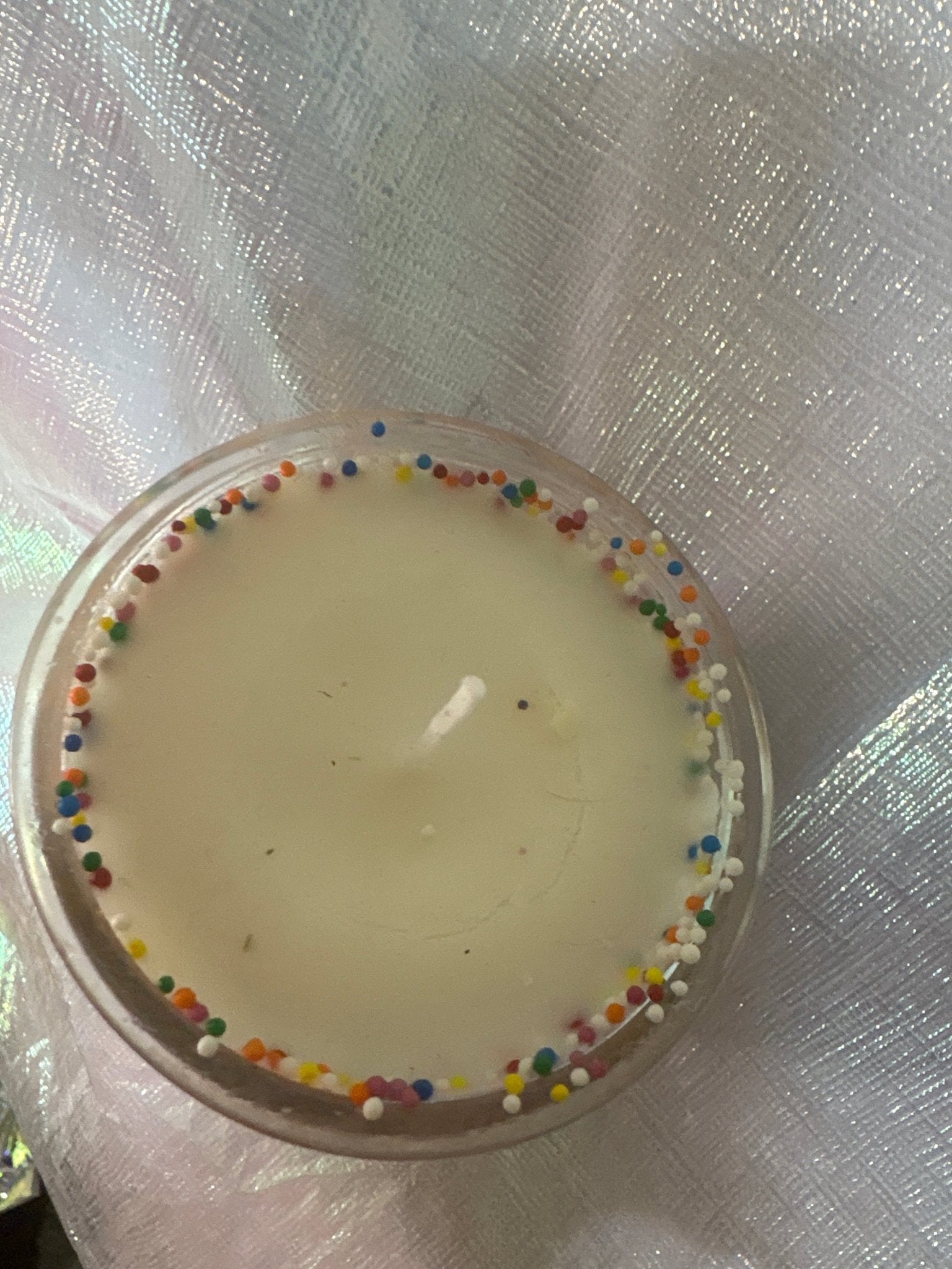 Birthday cake scented candle - Glowing Dessert Candles