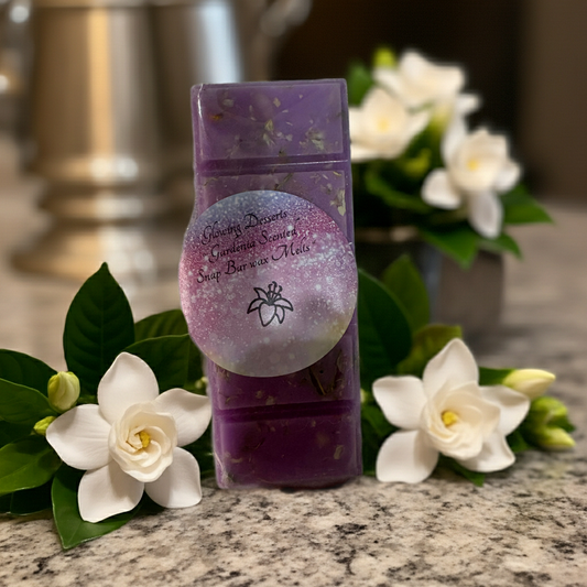 Gardenia Scented Snap Bar Wax Melts
