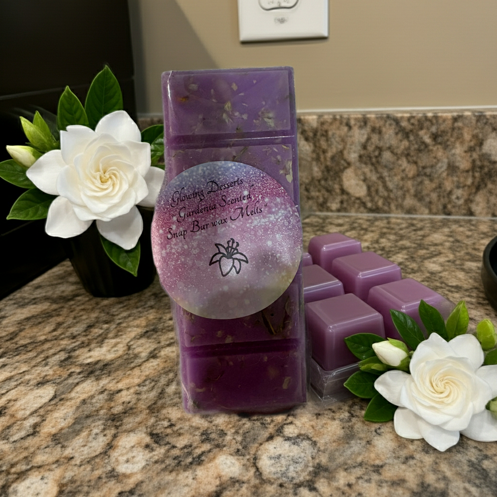 Gardenia Scented Snap Bar Wax Melts