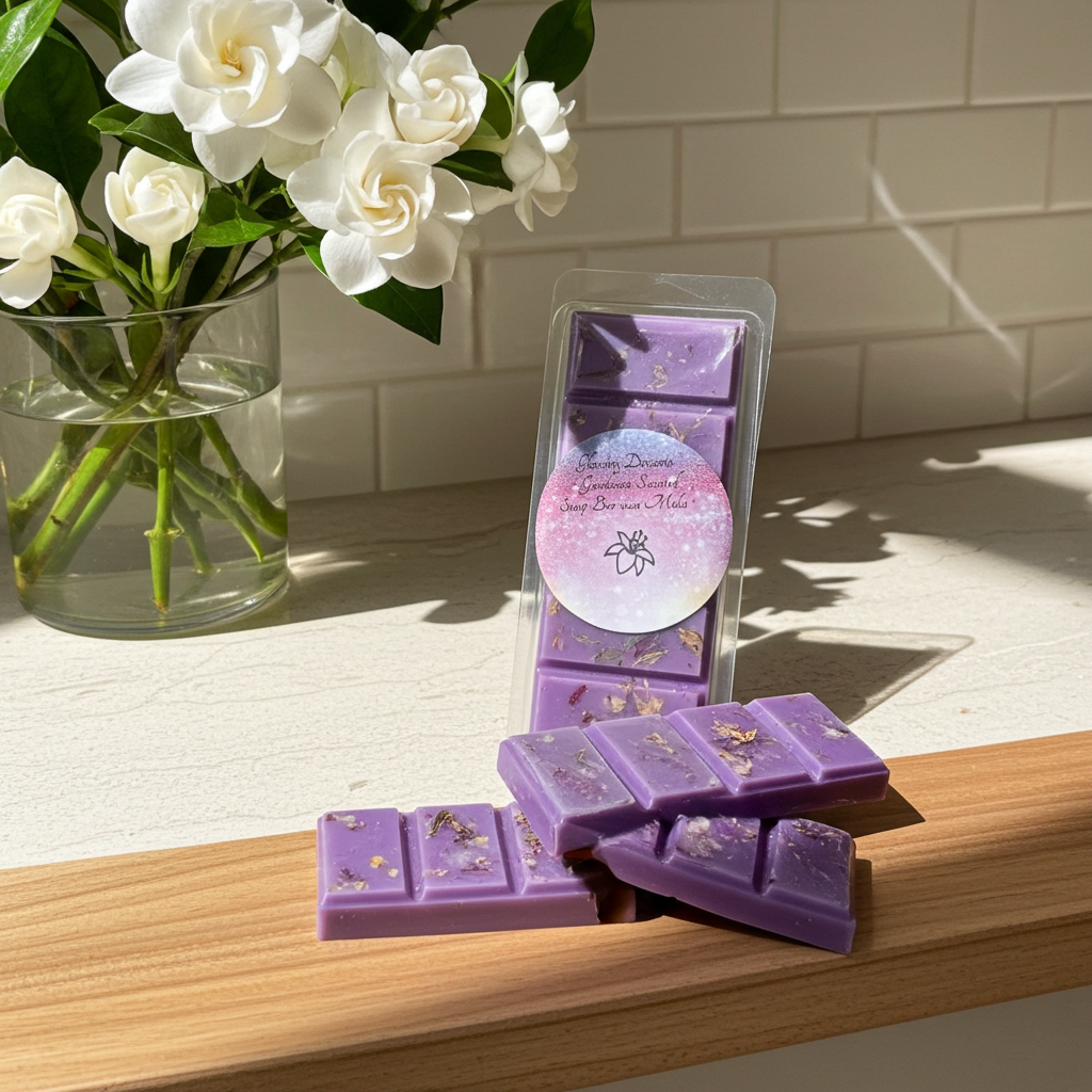 Gardenia Scented Snap Bar Wax Melts