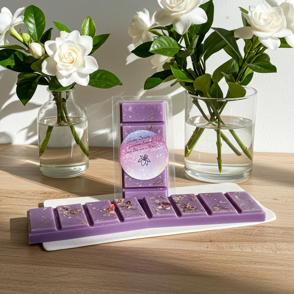 Gardenia Scented Snap Bar Wax Melts