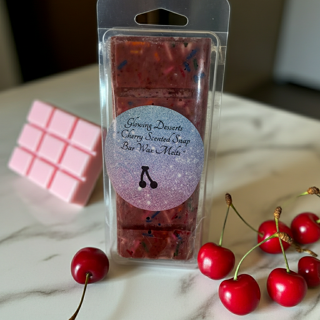 Cherry Scented  snap bar wax melts