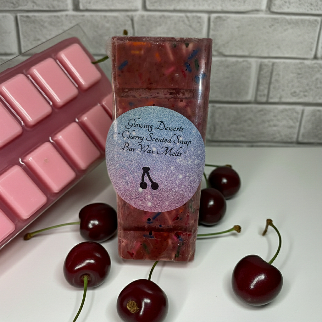 Cherry Scented  snap bar wax melts