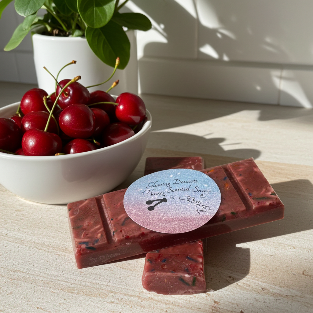 Cherry Scented  snap bar wax melts